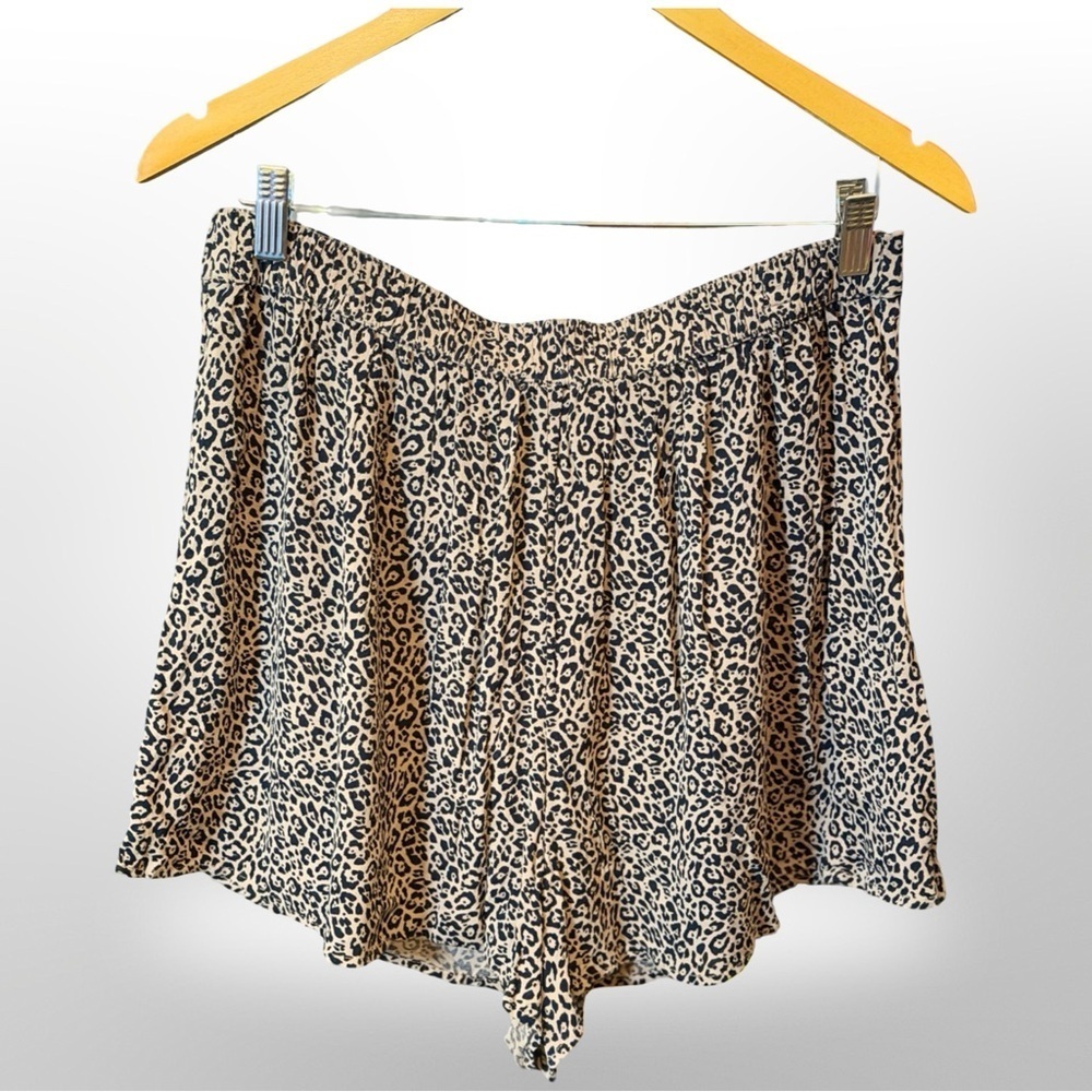 🖤🐆 NWT American Eagle Leopard Print Pull-On Shorts | Size L - Picture 3 of 13